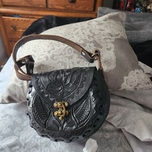 Leather mexican style bag